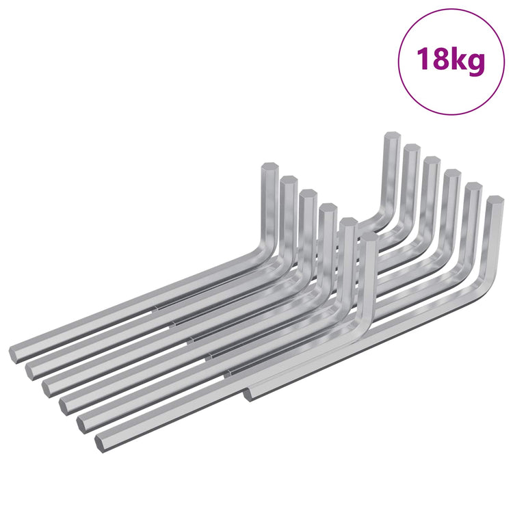 Vidaxx clé hexagonale 4675 pcs argent 32 x 86 mm acier