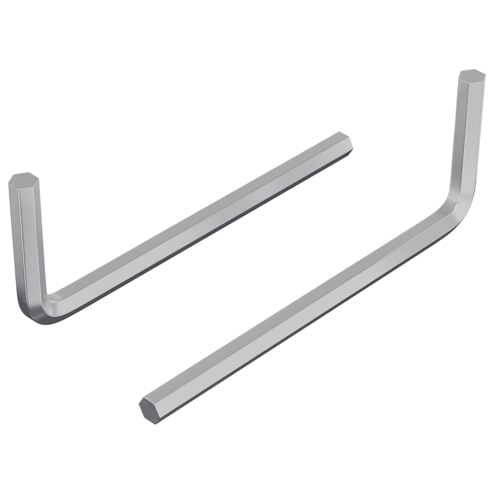 Vidaxx clé hexagonale 2 pcs argent 32 x 86 mm acier