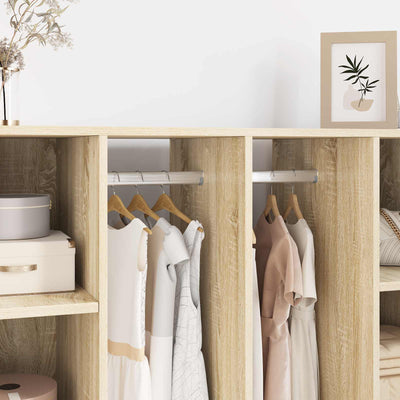 Vidaxxl tringle d'armoire 12 pcs argent 764 x 15 x 29 mm alliage d'aluminium