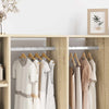 Vidaxxl tringle d'armoire 12 pcs argent 764 x 15 x 29 mm alliage d'aluminium