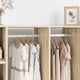 Vidaxxl tringle d'armoire 12 pcs argent 764 x 15 x 29 mm alliage d'aluminium