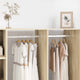 Vidaxxl tige d'armoire 2 pcs argent 764 x 15 x 29 mm alliage d'aluminium