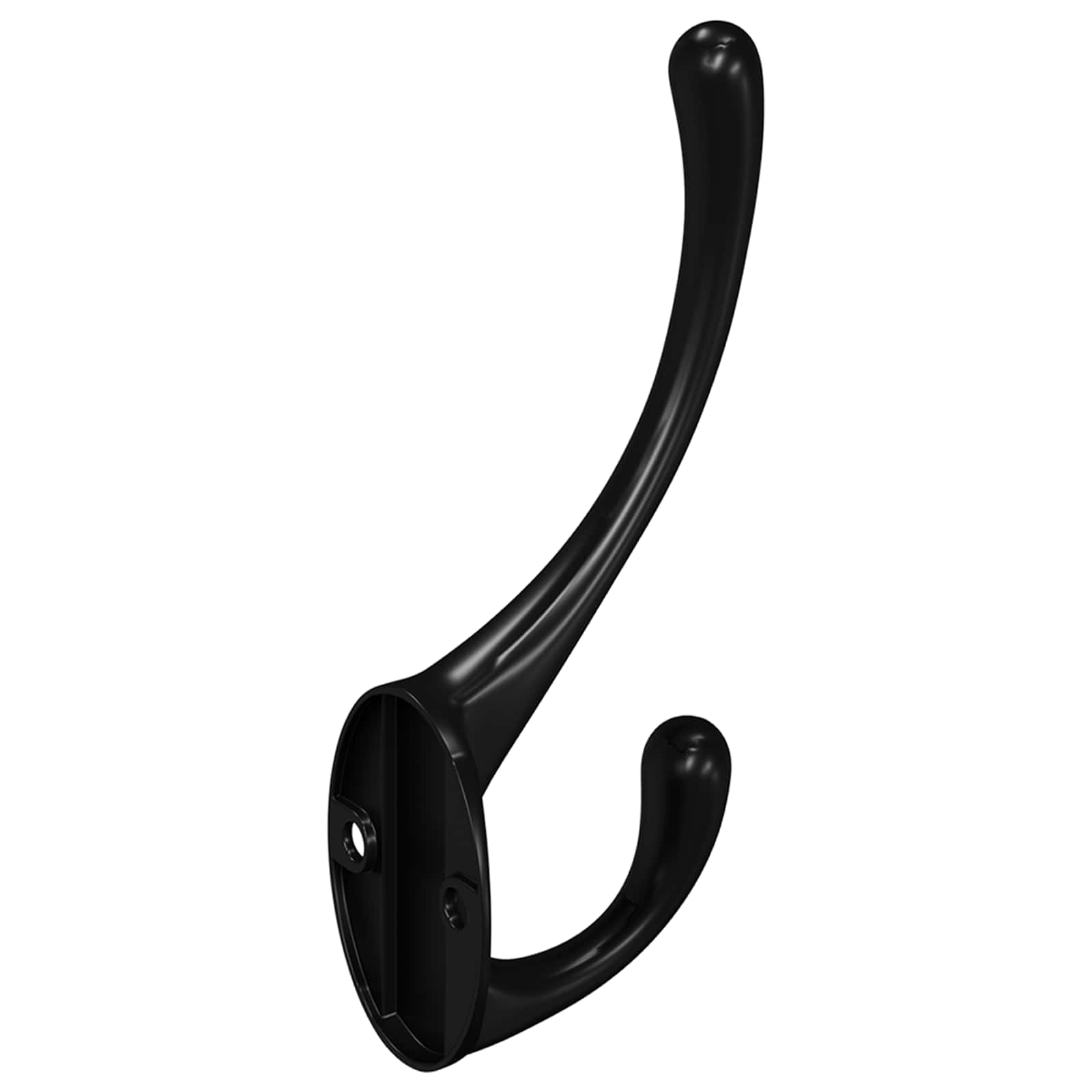 Vidaxx patère 346 pcs noir 102 x 29 x 47mm alliage de zinc