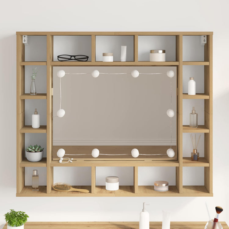 VidaXL lumières de miroir 2 pcs blanc 4,5 x 4,5 x 4,8 cm plastique
