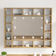 VidaXL lumières de miroir 2 pcs blanc 4,5 x 4,5 x 4,8 cm plastique