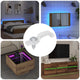 Vidaxxl Clips pour bandes LED 12 pcs transparents 23,8 x 7,3 x 4,3 mm