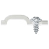 Vidaxxl Clips pour bandes LED 2 pcs transparents 23,8 x 7,3 x 4,3 mm