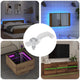 Vidaxxl Clips pour bandes LED 12 pcs transparents 23,8 x 7,3 x 4,3 mm