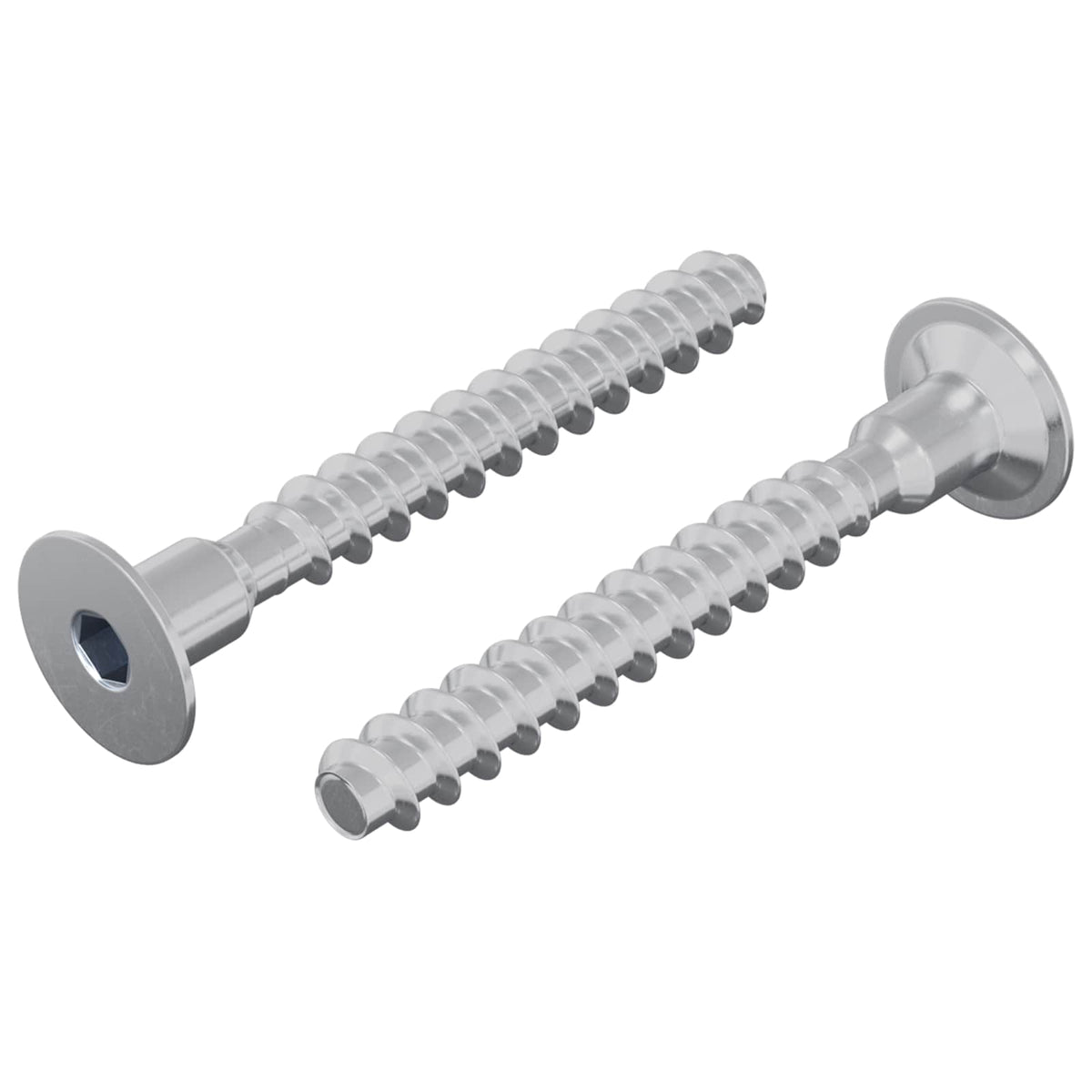 Vidaxl boulon 2 pcs fer galvanisé 5 x 40 mm