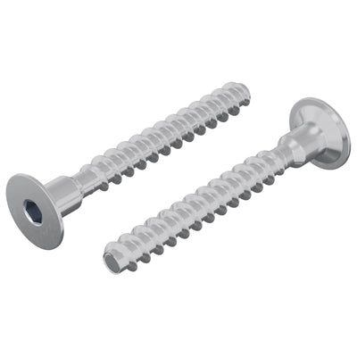 Vidaxl boulon 2 pcs fer galvanisé 5 x 40 mm