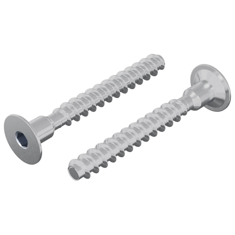 Vidaxl boulon 2 pcs fer galvanisé 5 x 40 mm