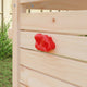 Vidaxl poignée d'escalade 2 pcs rouge 100 x 67 x 43 mm pp
