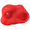 Vidaxl poignée d'escalade 2 pcs rouge 100 x 67 x 43 mm pp