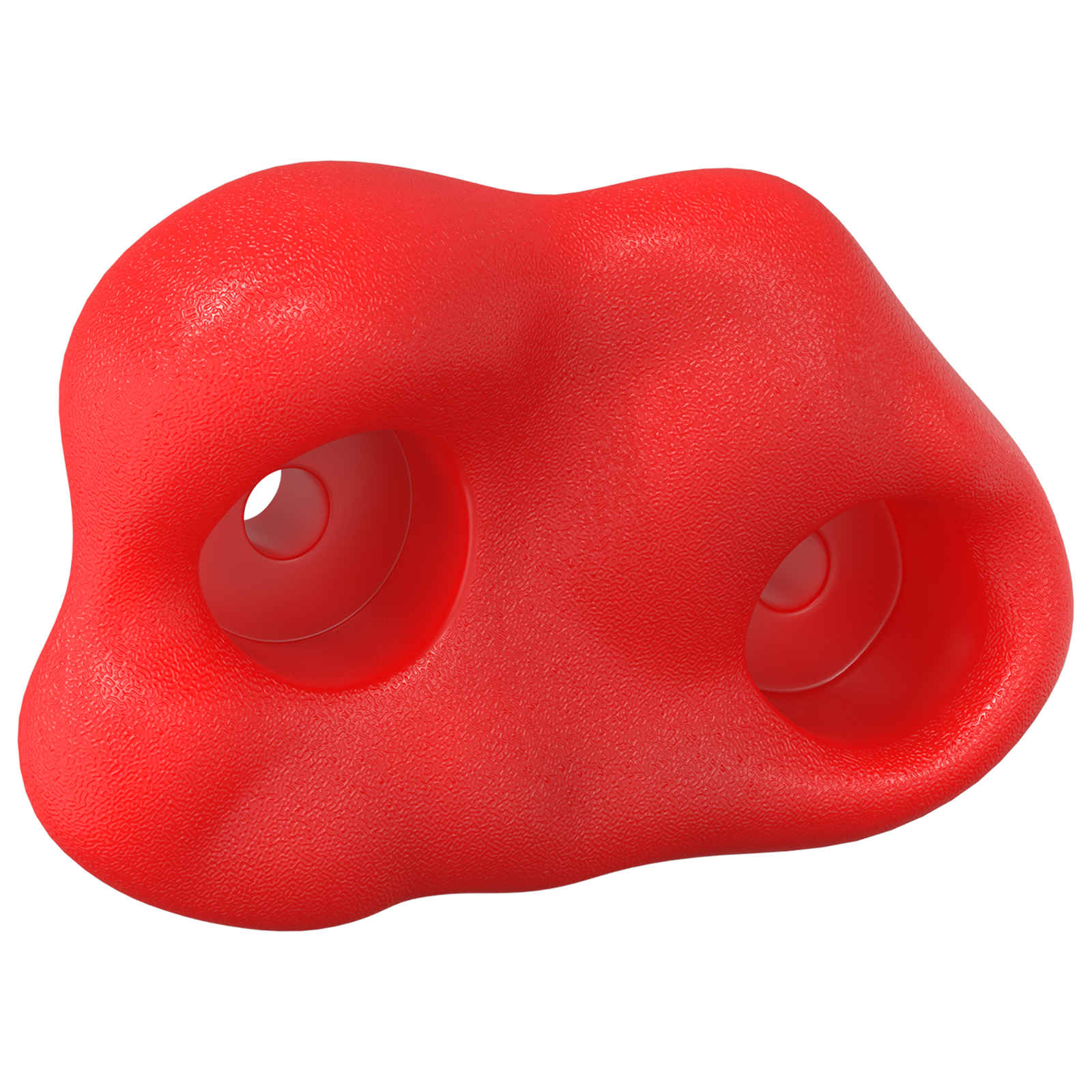 Vidaxl poignée d'escalade 2 pcs rouge 100 x 67 x 43 mm pp