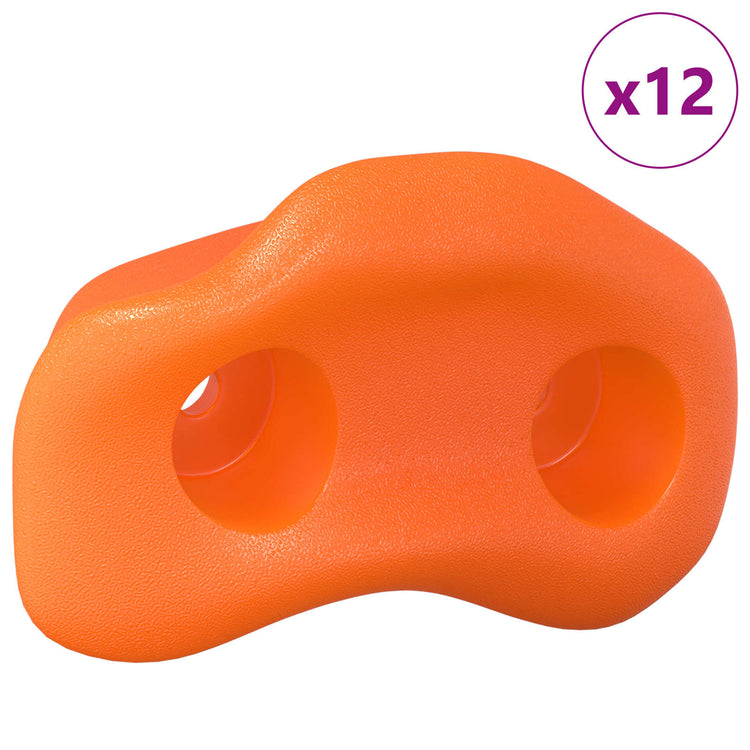 Vidaxx poignée d'escalade 12 pcs orange 100 x 67 x 43 mm pp