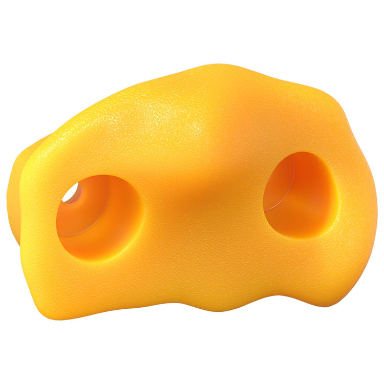 Vidaxl poignée d'escalade 2 pcs jaune 100 x 67 x 43 mm pp