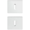 Vidaxx support de montage pour miroir 12 pcs nickel 35 x 30 x 8,3 mm acier