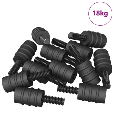 VidaXL vis d'écartement 4865 pcs noir m4 caoutchouc et acier