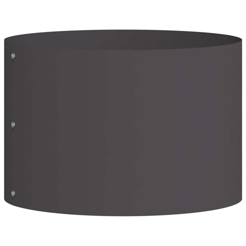 Vidaxx anneau végétal noir 30 x 30 x 20 cm acier laminé à froid
