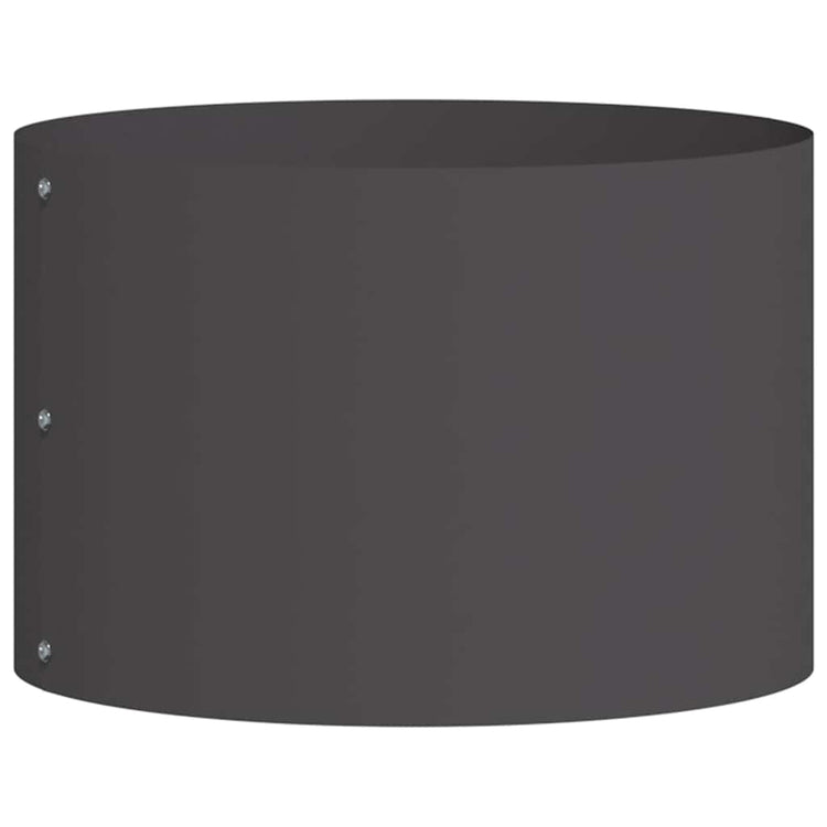 Vidaxx anneau végétal noir 30 x 30 x 20 cm acier laminé à froid