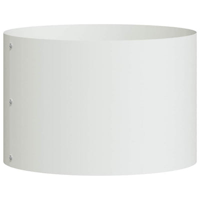Vidaxx anneau végétal blanc 30 x 30 x 20 cm acier laminé à froid