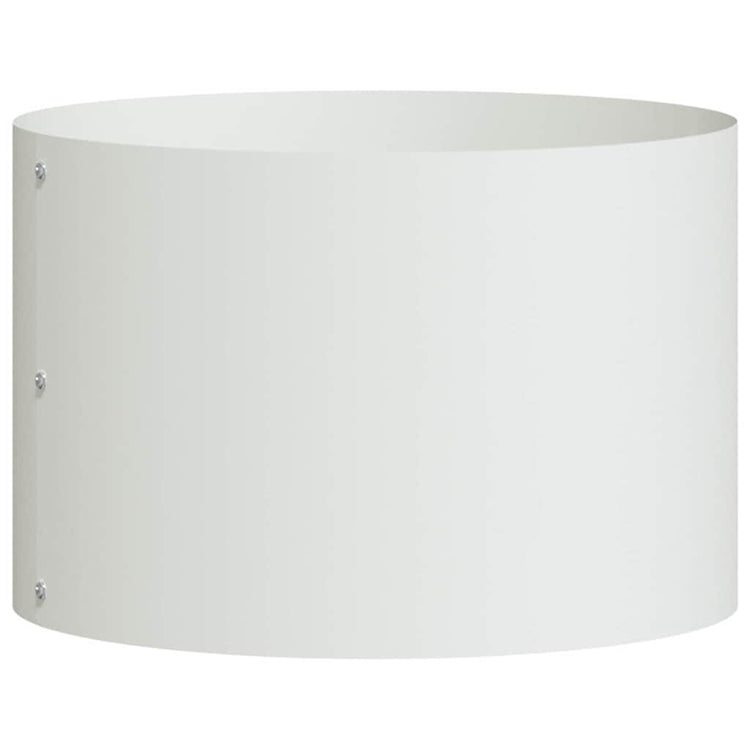 Vidaxx anneau végétal blanc 30 x 30 x 20 cm acier laminé à froid