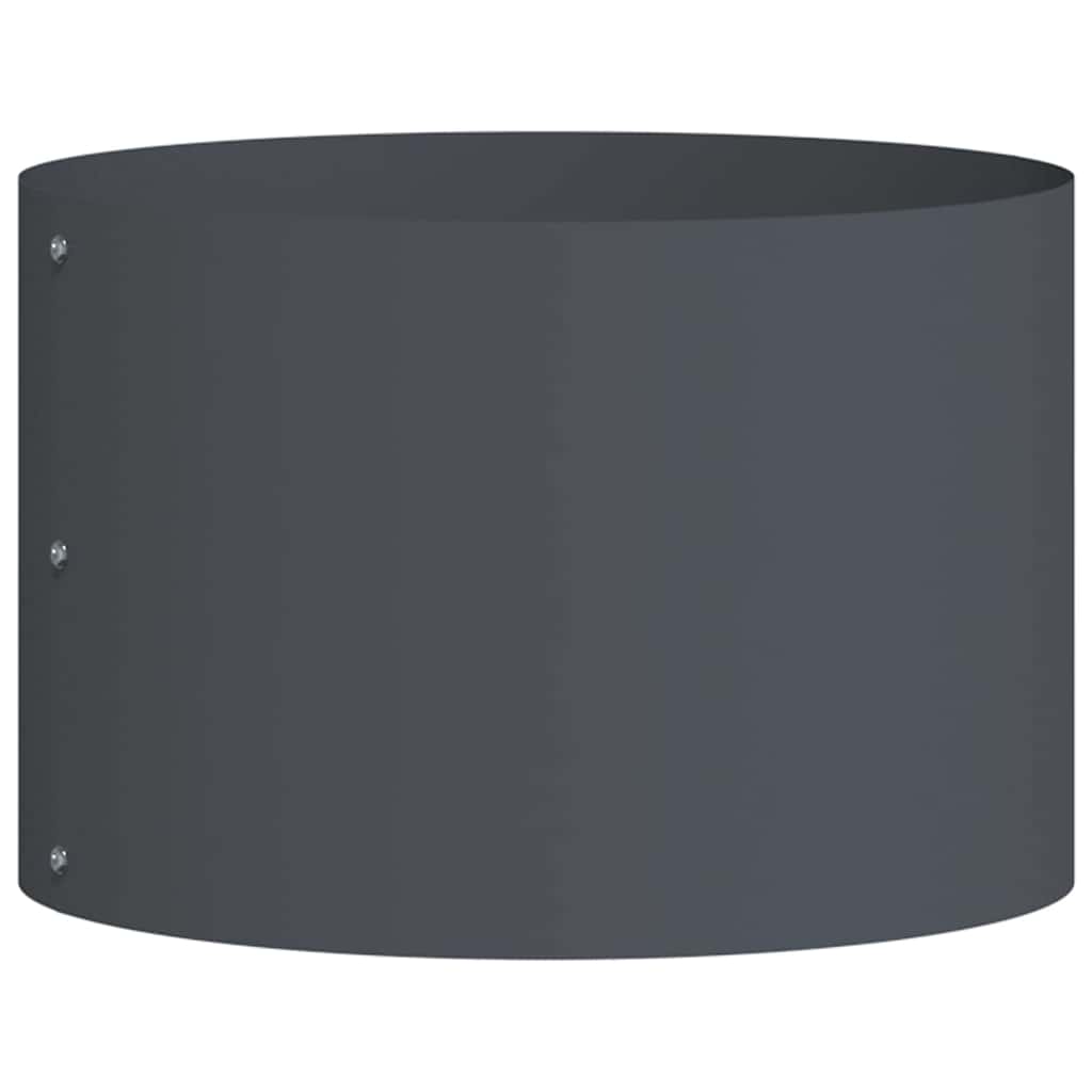 Vidaxl anneau végétal anthracite 30 x 30 x 20 cm acier laminé à froid