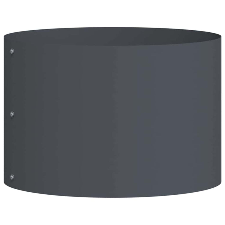 Vidaxl anneau végétal anthracite 30 x 30 x 20 cm acier laminé à froid