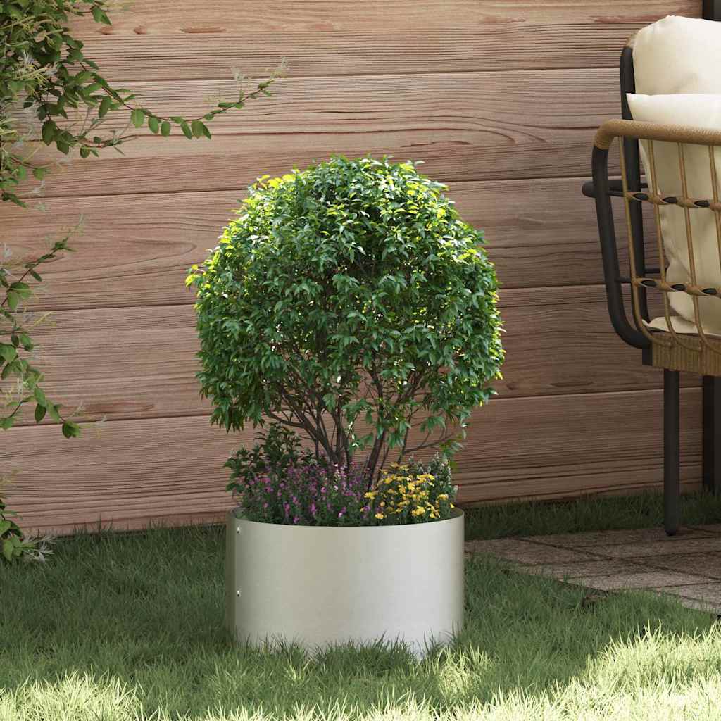 Vidaxx anneau végétal 5 pcs argent 30 x 30 x 20 cm acier inoxydable