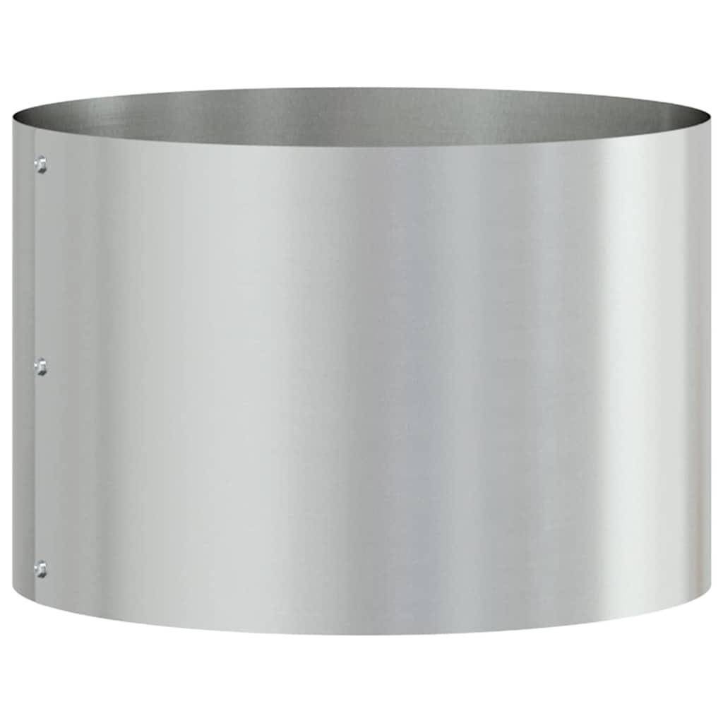 Vidaxx anneau végétal argent 30 x 30 x 20 cm en acier galvanisé