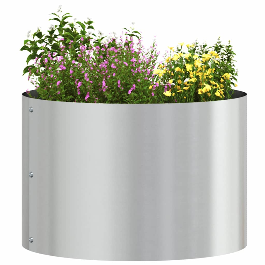 VidaXL anneau végétal 5 pcs argent 30 x 30 x 20 cm acier galvanisé