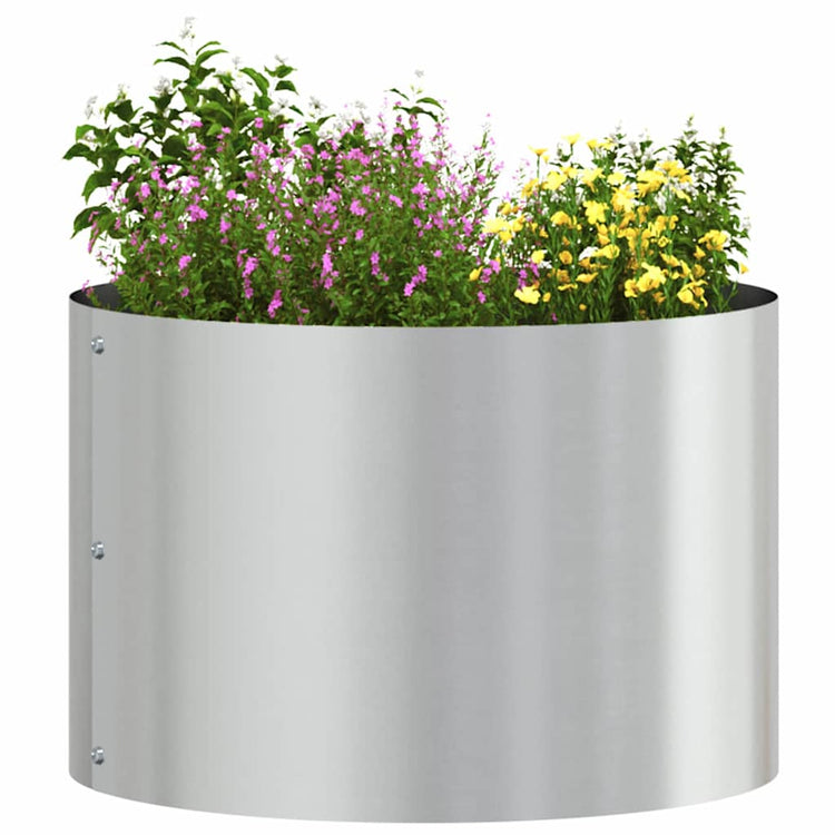 VidaXL anneau végétal 5 pcs argent 30 x 30 x 20 cm acier galvanisé