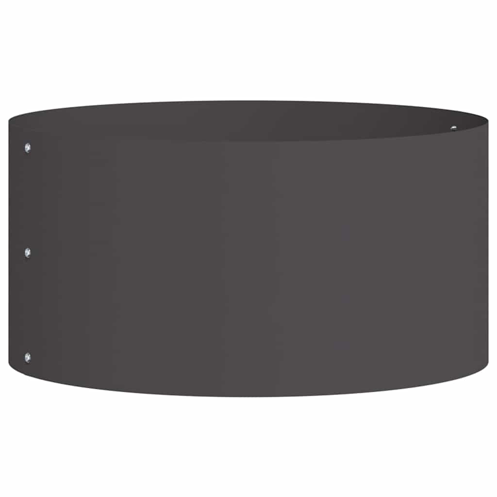 Vidaxx anneau végétal noir 40 x 40 x 20 cm acier laminé à froid