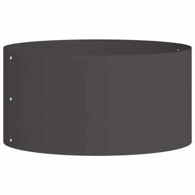 Vidaxx anneau végétal noir 40 x 40 x 20 cm acier laminé à froid