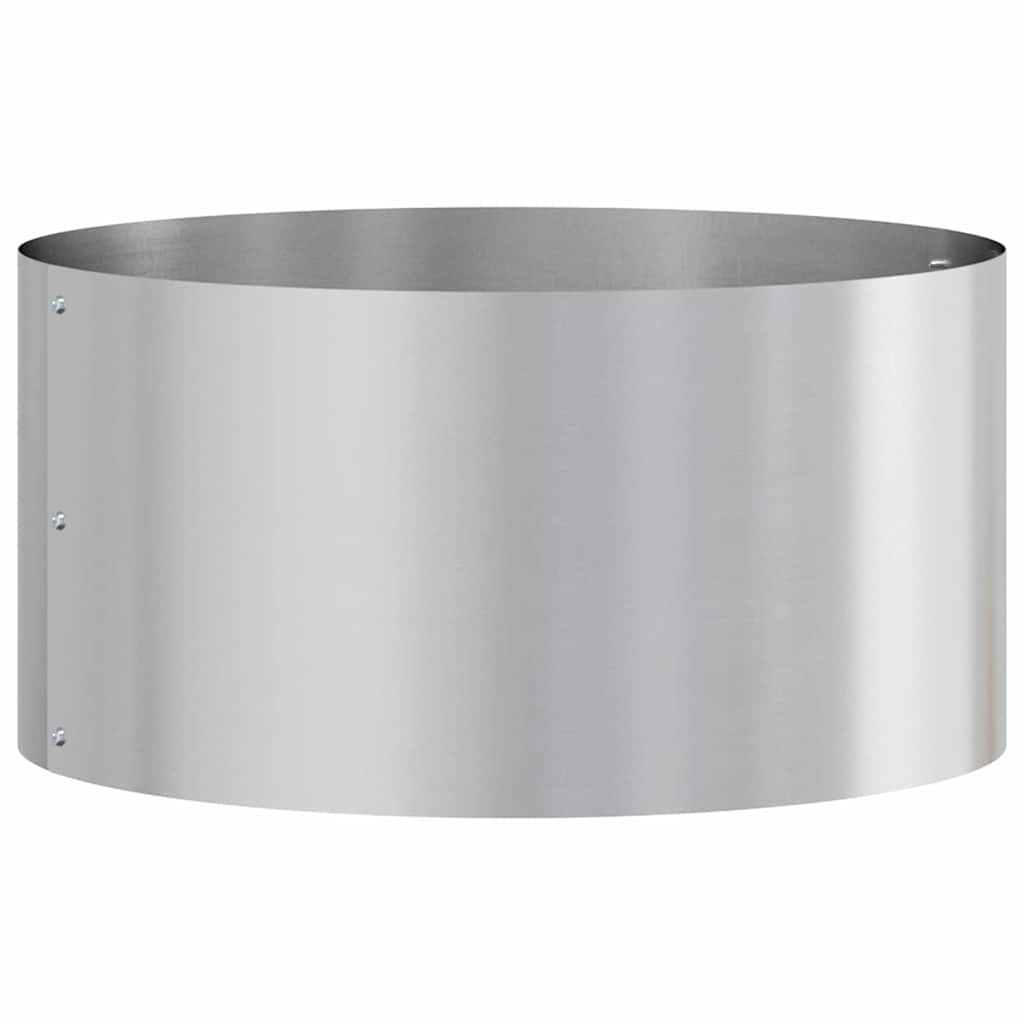Vidaxx anneau végétal argent 40 x 40 x 20 cm en acier galvanisé