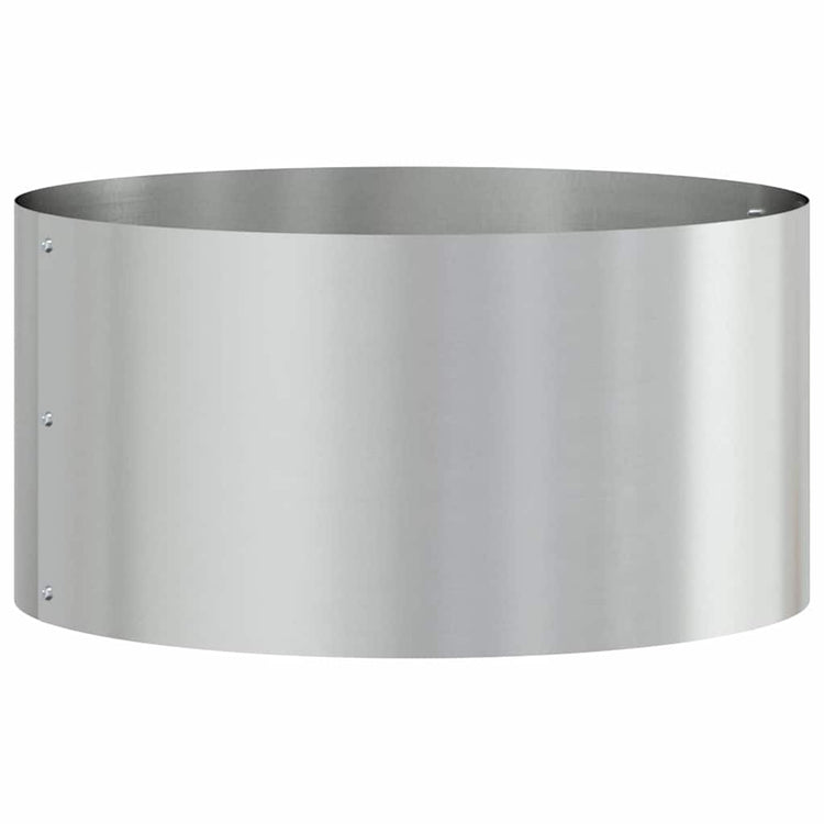 Vidaxx anneau végétal argent 40 x 40 x 20 cm en acier galvanisé