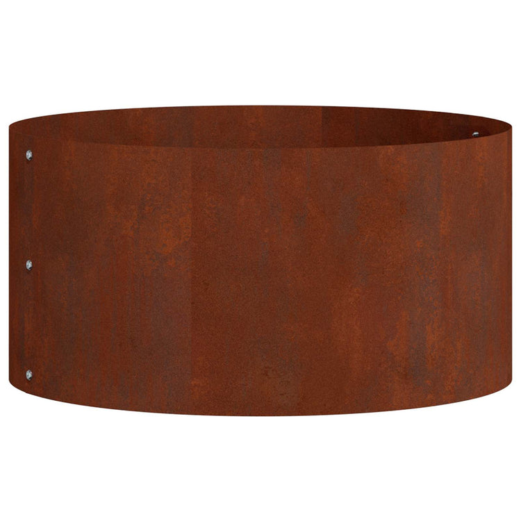 Vidaxl anneau pour plantes 5 pcs marron 40 x 40 x 20 cm acier corten