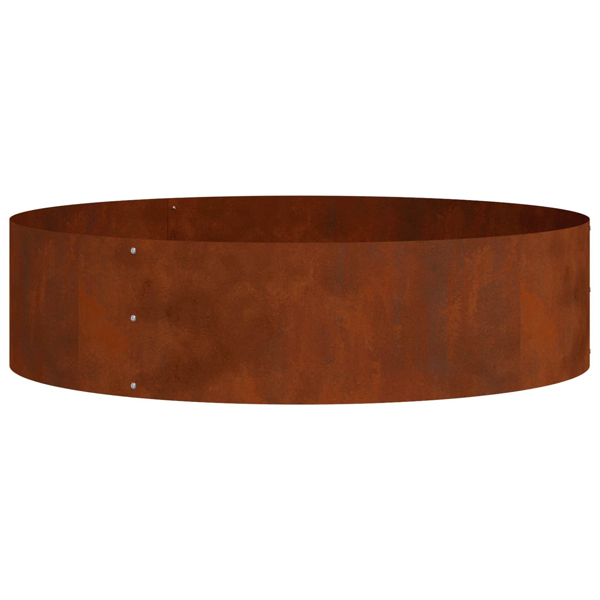 Vidaxl anneau végétal marron 80 x 80 x 20 cm acier corten