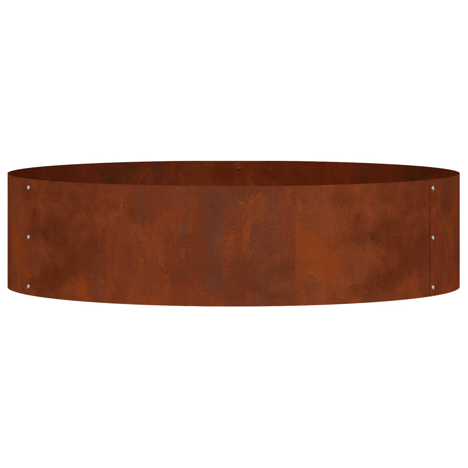 Vidaxl anneau pour plantes 5 pcs marron 80 x 80 x 20 cm acier corten