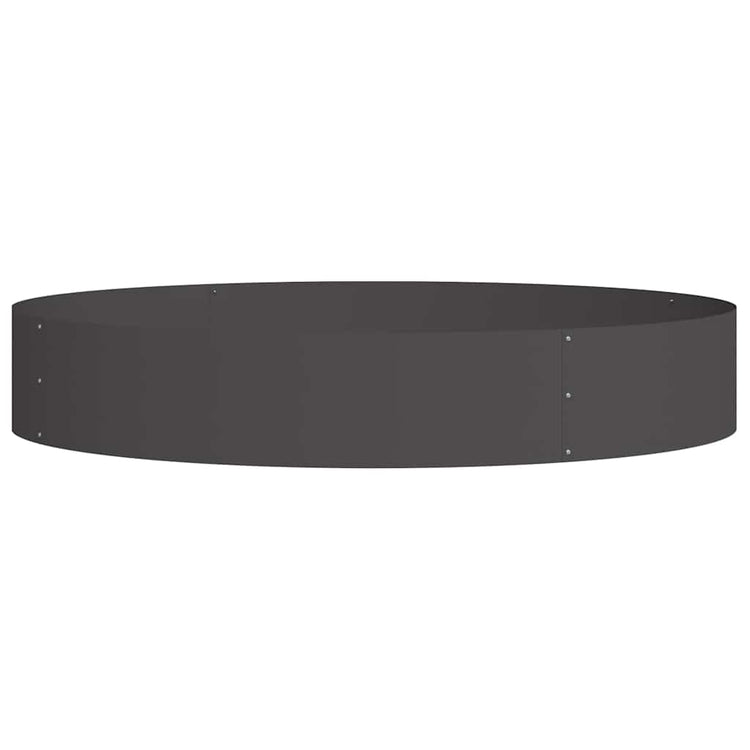 Vidaxx anneau végétal noir 120 x 120 x 20 cm acier laminé à froid