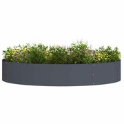 Vidaxxl anneau végétal 5 pcs anthracite 120 x 120 x 20 cm acier laminé à froid - afbeelding 3