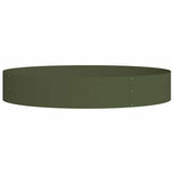 Vidaxx anneau végétal vert olive 120 x 120 x 20 cm acier laminé à froid - afbeelding 2