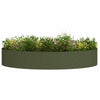 Vidaxx anneau végétal vert olive 120 x 120 x 20 cm acier laminé à froid