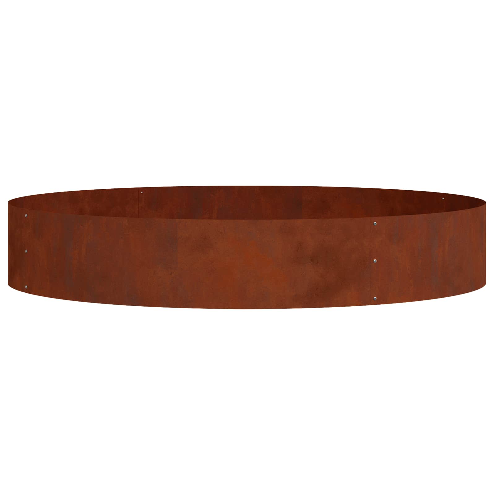 Vidaxl anneau pour plantes 5 pcs marron 120 x 120 x 20 cm acier corten