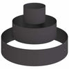 Vidaxl pot de fleur de jardin noir 90 x 90 x 20 cm acier laminé à froid