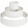 Vidaxl pot de fleur de jardin blanc 90 x 90 x 20 cm acier laminé à froid