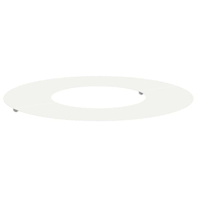 VidaXL adapté pour cerne d'arbre plat blanc ø30 60 cm acier