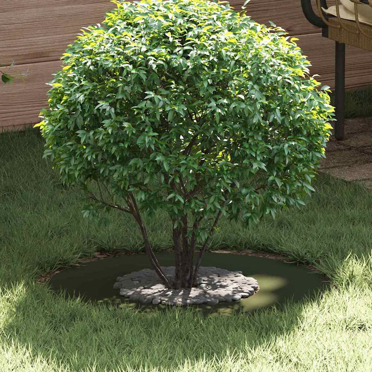 VidaXL adapté aux cernes d'arbre plats 5 pcs vert olive ø30 60 cm