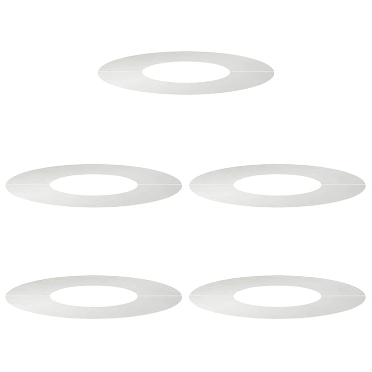 VidaXL adapté aux cernes d'arbre plats 5 pcs argent ø30 60 cm