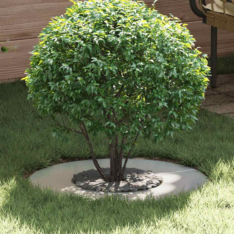 VidaXL convient pour anneau d'arbre plat argent ø30 60 cm